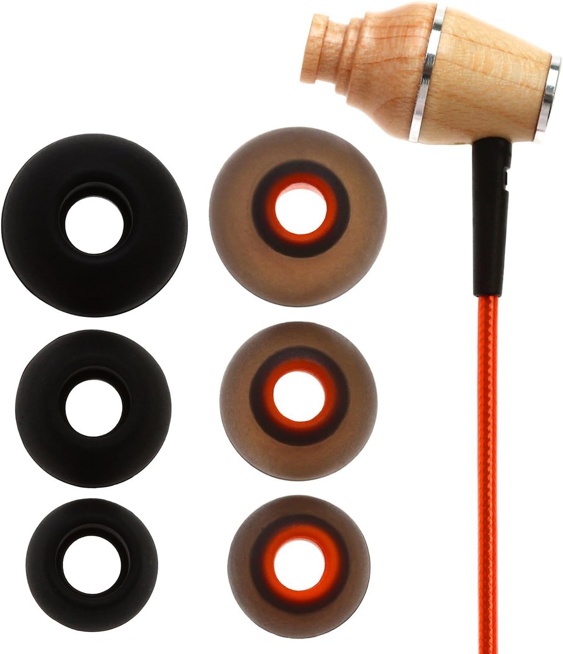 Symphonized XTC 2.0 Premium Genuine Wood In-ear Noise-isolating Headphones|Earbuds|Earphones with Innovative Shield Technology Cable and Mic