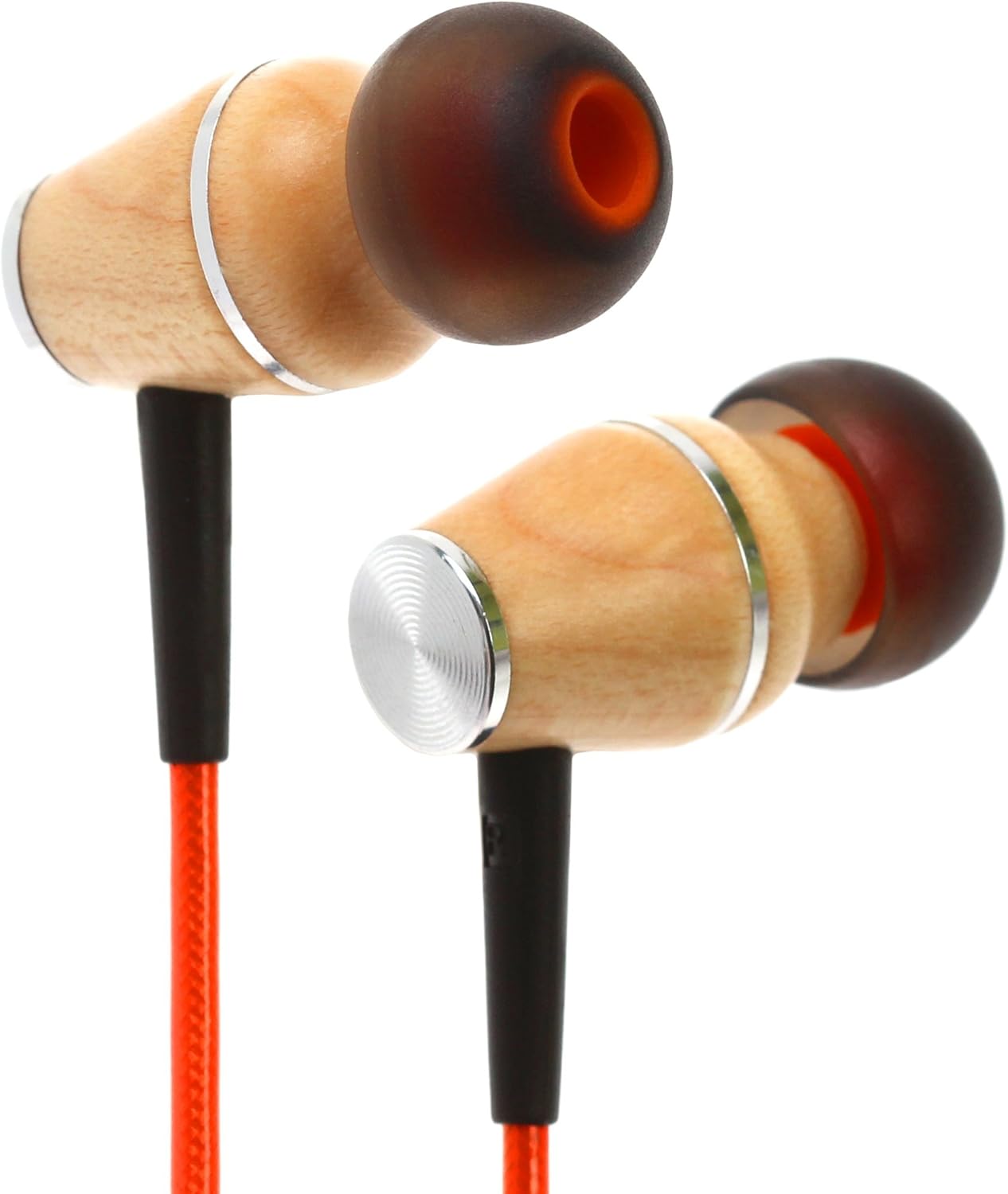 Symphonized XTC 2.0 Premium Genuine Wood In-ear Noise-isolating Headphones|Earbuds|Earphones with Innovative Shield Technology Cable and Mic