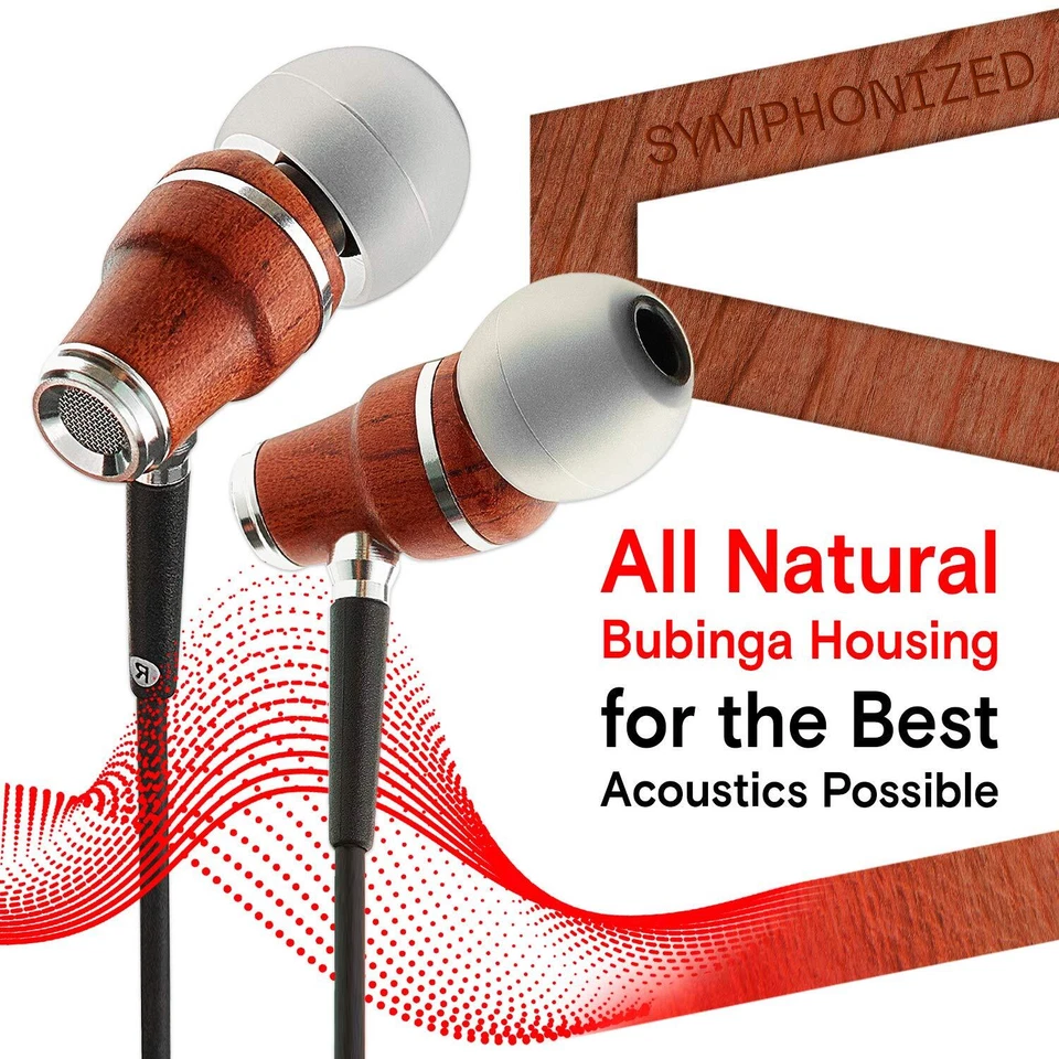 Symphonized NRG X In-Ear Wood Headphones