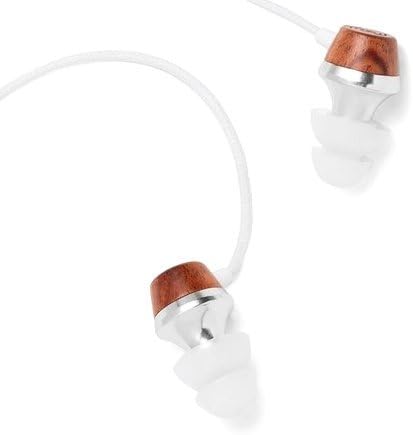 Symphonized ALN Premium Genuine Wood in-Ear Noise-isolating Headphones, Earbuds, Earphones with Mic