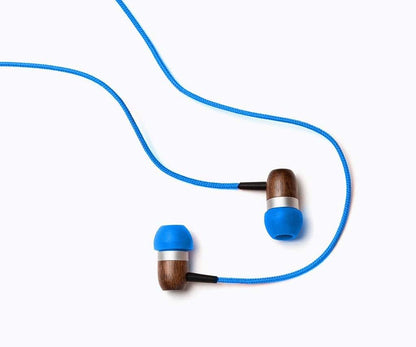 Symphonized GLXY Premium Genuine Wood in-Ear Noise-isolating Headphones with Mic and Nylon Cable