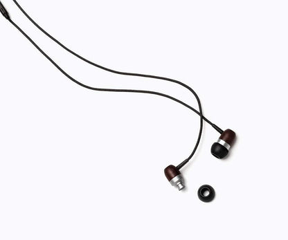 Symphonized GLXY Premium Genuine Wood in-Ear Noise-isolating Headphones with Mic and Nylon Cable