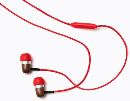 Symphonized GLXY Premium Genuine Wood in-Ear Noise-isolating Headphones with Mic and Nylon Cable