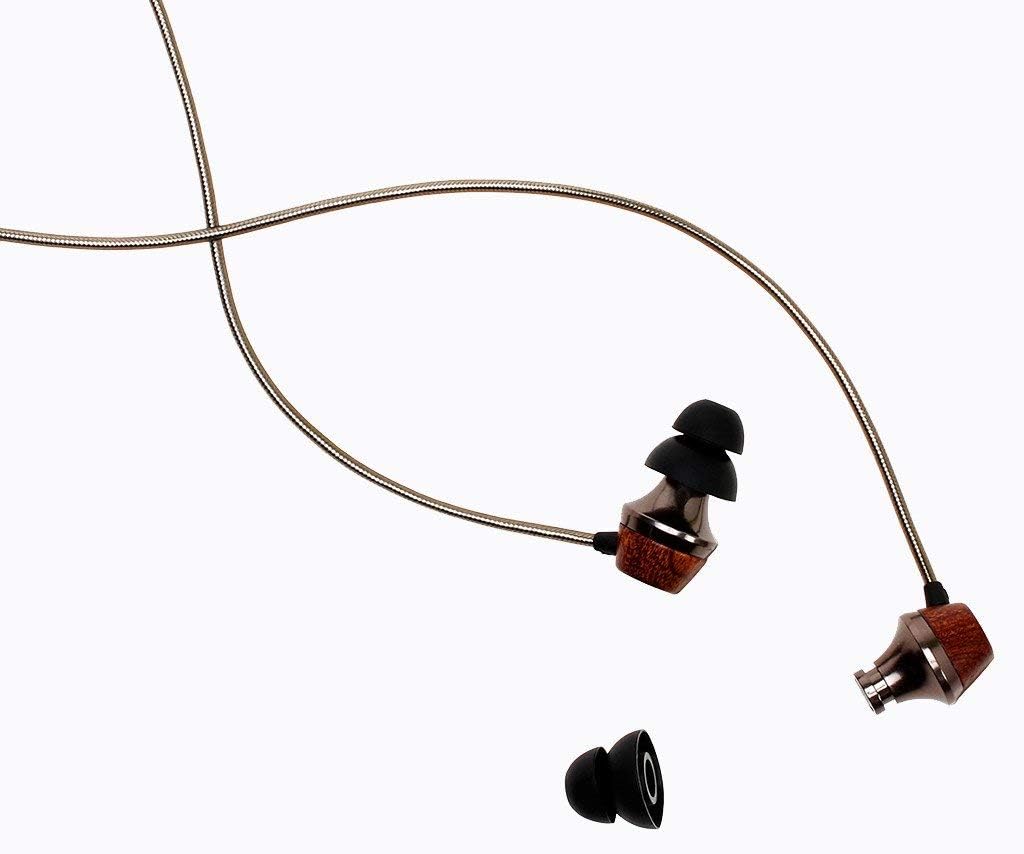 Symphonized ALN 2.0 Premium Genuine Wood In-ear Noise-isolating Headphones|Earbuds|Earphones with Innovative Shield Technology Cable and Mic