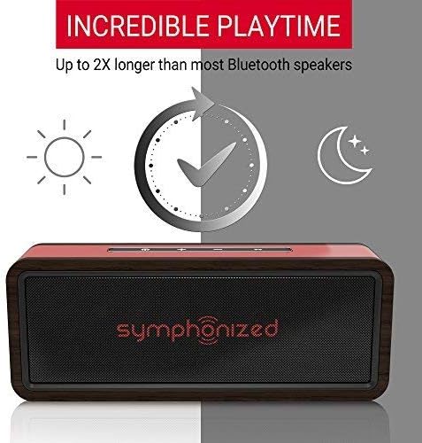 Symphonized NXT 2.0 Premium Genuine Bluetooth Portable Speaker. Compatible with All Bluetooth iOS Devices, All Android Devices and Mp3 Players