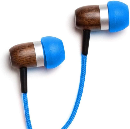 Symphonized GLXY Premium Genuine Wood in-Ear Noise-isolating Headphones with Mic and Nylon Cable