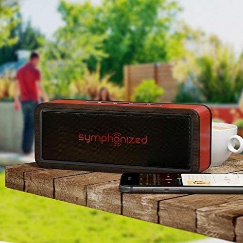 Symphonized NXT 2.0 Premium Genuine Bluetooth Portable Speaker. Compatible with All Bluetooth iOS Devices, All Android Devices and Mp3 Players