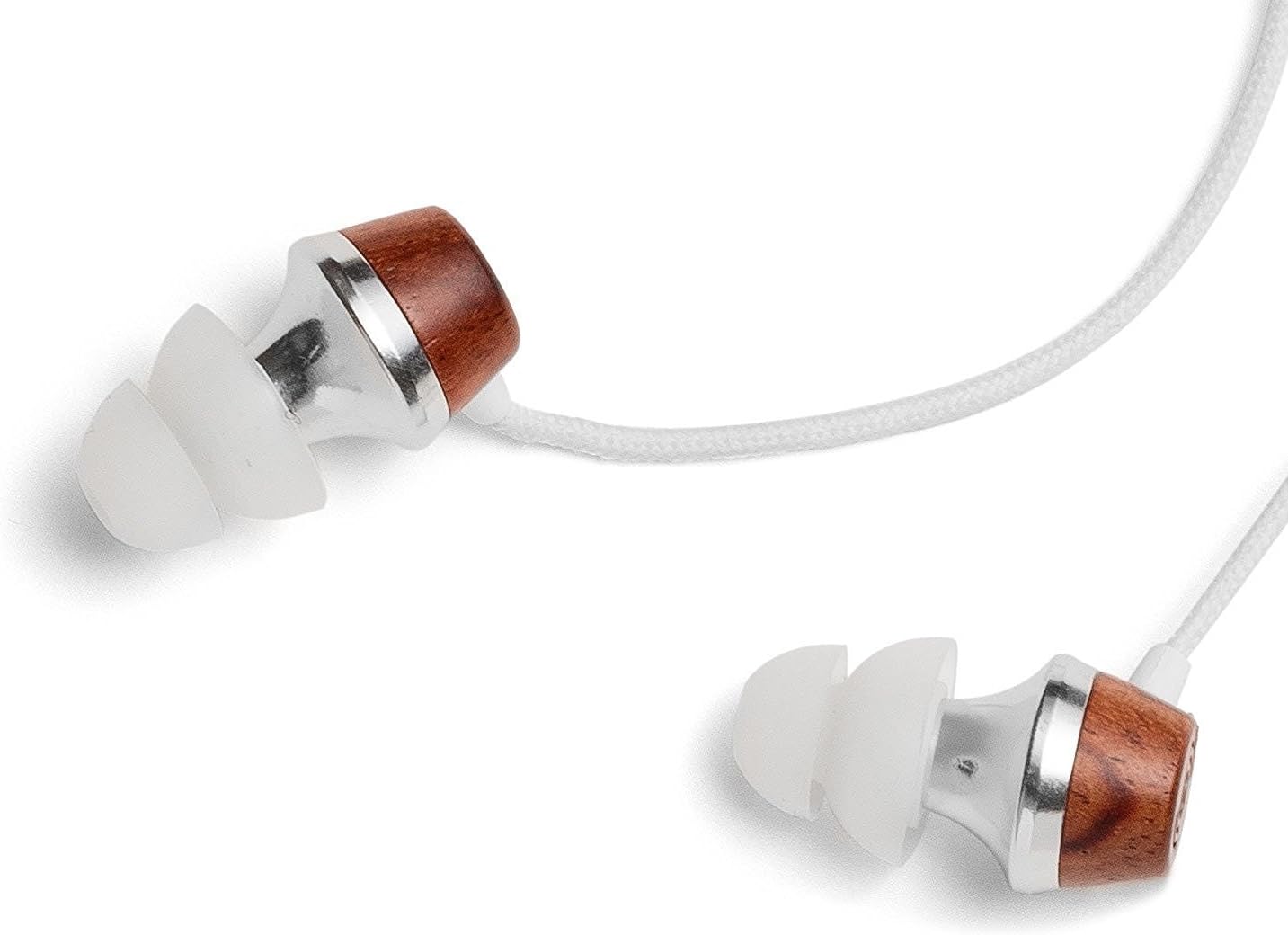 Symphonized ALN Premium Genuine Wood in-Ear Noise-isolating Headphones, Earbuds, Earphones with Mic