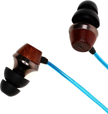 Symphonized ALN 2.0 Premium Genuine Wood In-ear Noise-isolating Headphones|Earbuds|Earphones with Innovative Shield Technology Cable and Mic