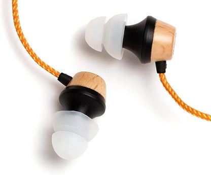 Symphonized ALN Premium Genuine Wood in-Ear Noise-isolating Headphones, Earbuds, Earphones with Mic