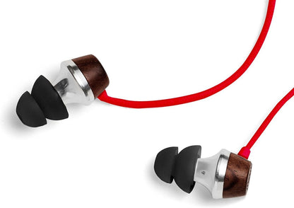 Symphonized ALN Premium Genuine Wood in-Ear Noise-isolating Headphones, Earbuds, Earphones with Mic