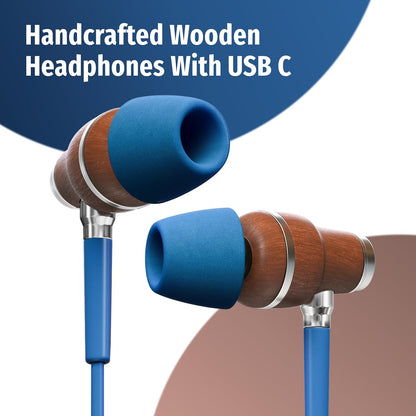 Symphonized USB C Headphones with Microphone - USB C Earbuds Wired, Earbuds USB C, Headphone Wired, Type C Headphone, USBC Headphones, USB-C Headphones, USBC Earbuds, Type C Earbuds, USB C Earphones