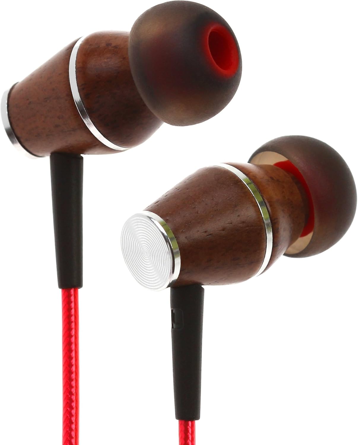 Symphonized XTC 2.0 Premium Genuine Wood In-ear Noise-isolating Headphones|Earbuds|Earphones with Innovative Shield Technology Cable and Mic