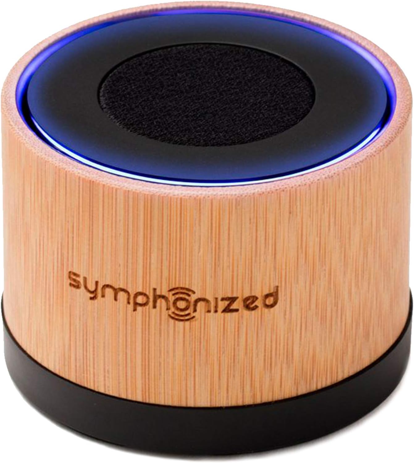 Symphonized NXT Premium Genuine One Piece Solid Hand Carved Bamboo Wood Bluetooth Portable Speaker. Compatible with All Bluetooth iOS Devices, All Android Devices and Mp3 Players