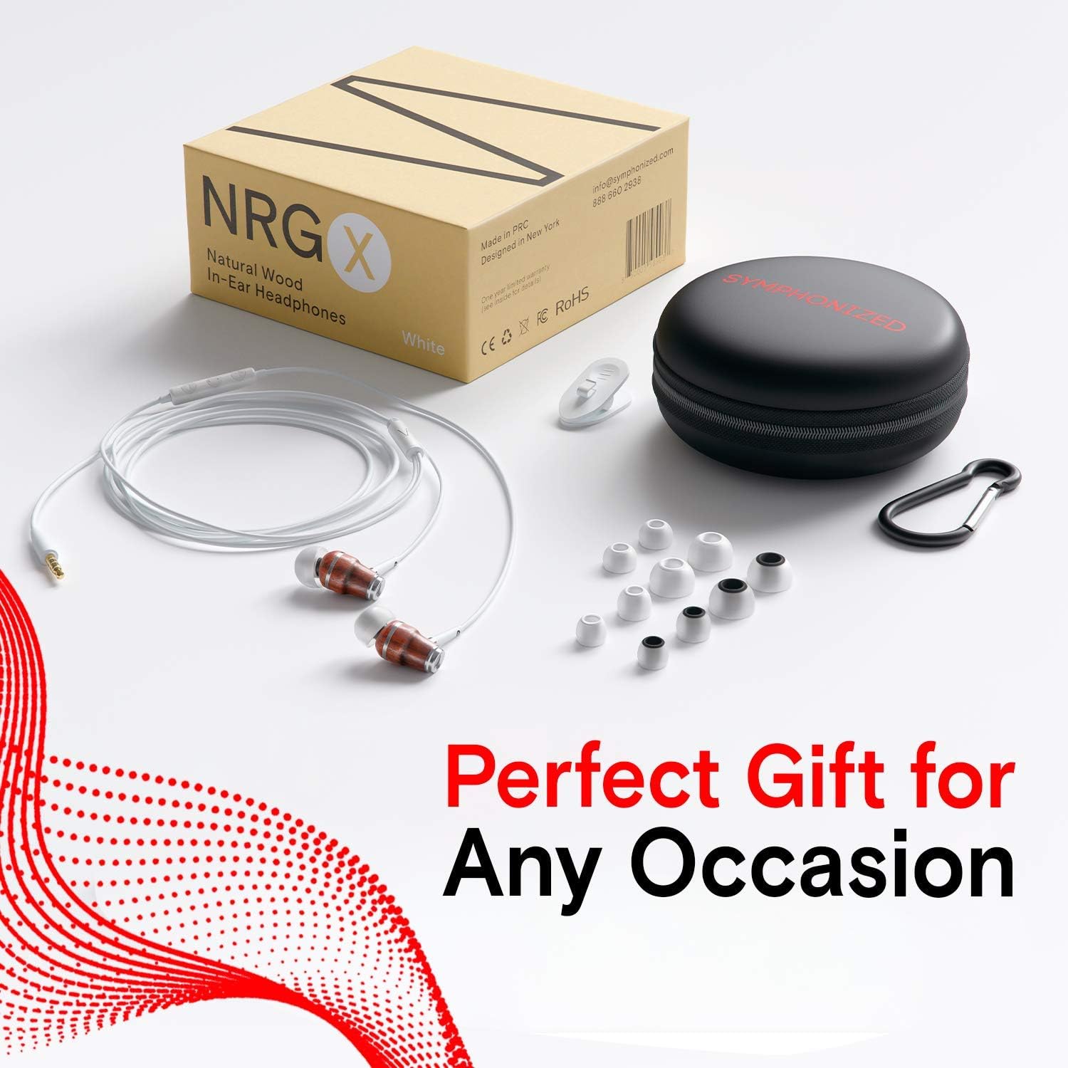 Symphonized NRG X In-Ear Wood Headphones