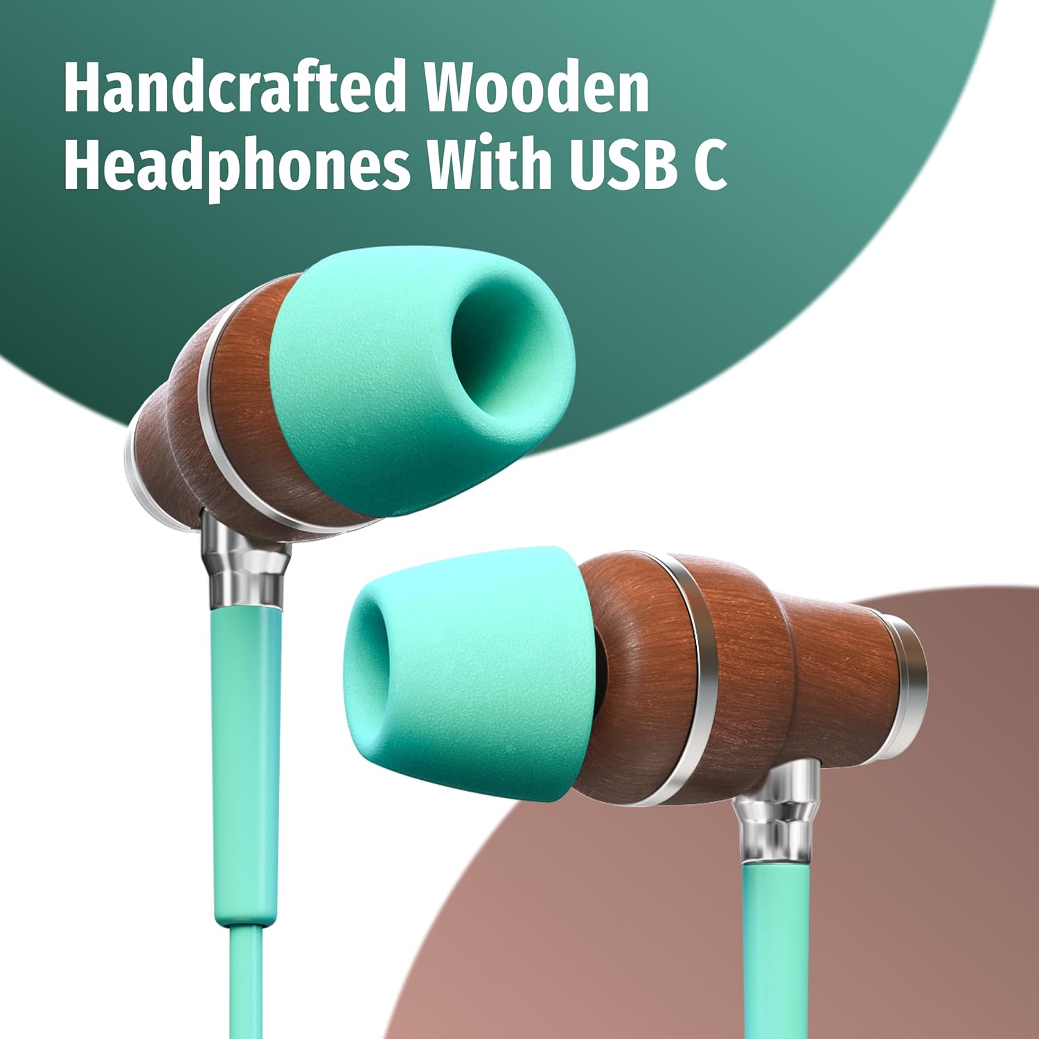 Symphonized USB C Headphones with Microphone - USB C Earbuds Wired, Earbuds USB C, Headphone Wired, Type C Headphone, USBC Headphones, USB-C Headphones, USBC Earbuds, Type C Earbuds, USB C Earphones