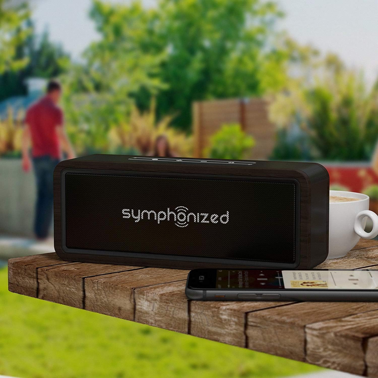 Symphonized NXT 2.0 Premium Genuine Bluetooth Portable Speaker. Compatible with All Bluetooth iOS Devices, All Android Devices and Mp3 Players