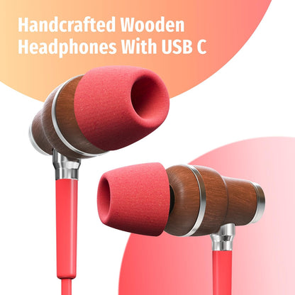 Symphonized USB C Headphones with Microphone - USB C Earbuds Wired, Earbuds USB C, Headphone Wired, Type C Headphone, USBC Headphones, USB-C Headphones, USBC Earbuds, Type C Earbuds, USB C Earphones