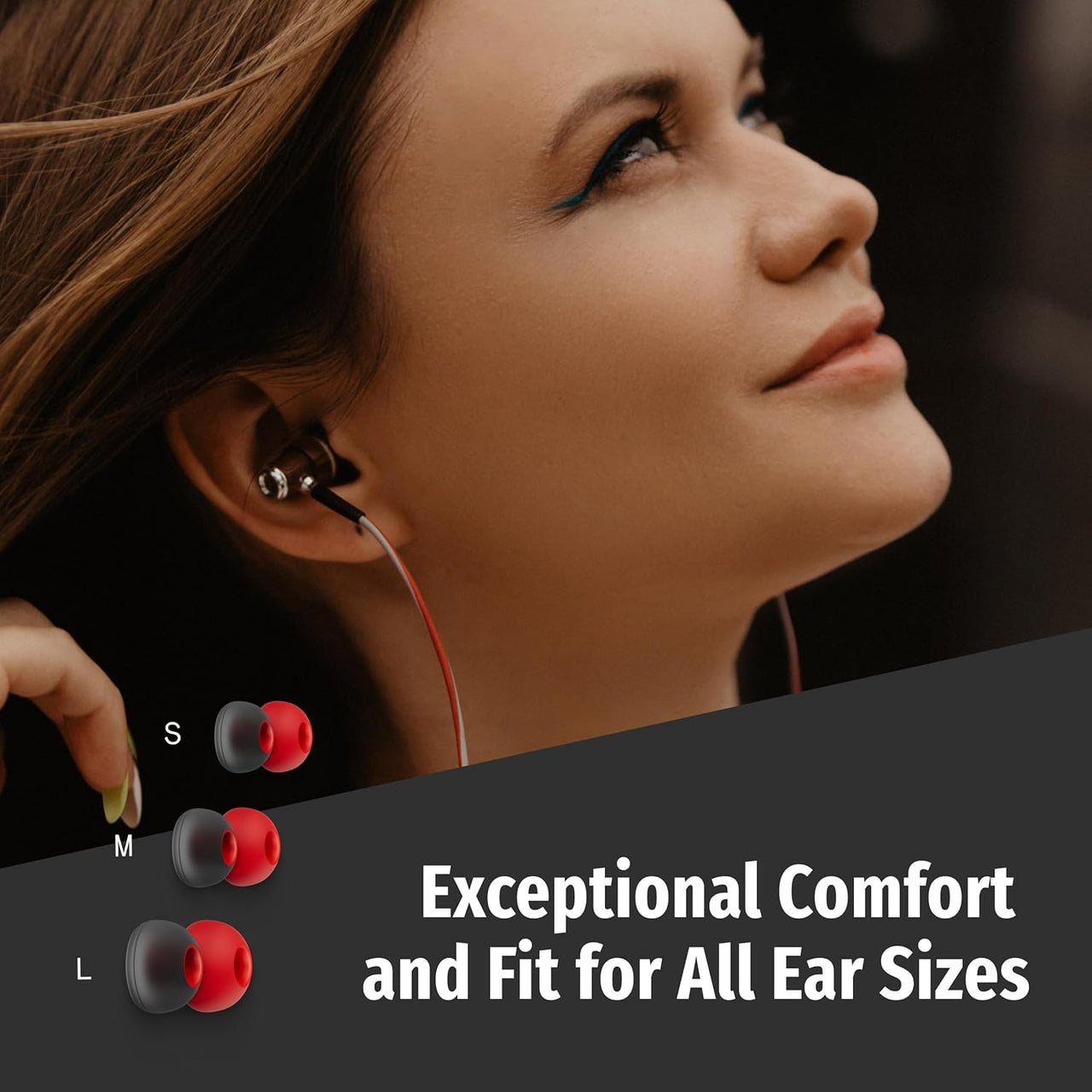 Symphonized Wired Earbuds with Microphone – 90% Noise Cancelling Ear buds with Mic, in Ear Headphones Wire for Computer & Phone