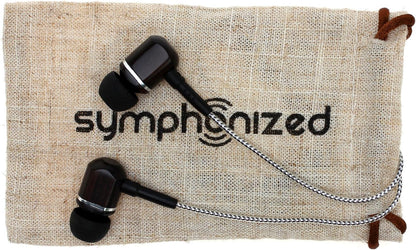 Symphonized MTRX 2.0 Premium Wired Earbuds - Wood in-Ear Headphones with Microphone & Volume Control, Noise Isolation - Corded Ear Buds for Android - Earphones for Computer & Laptop