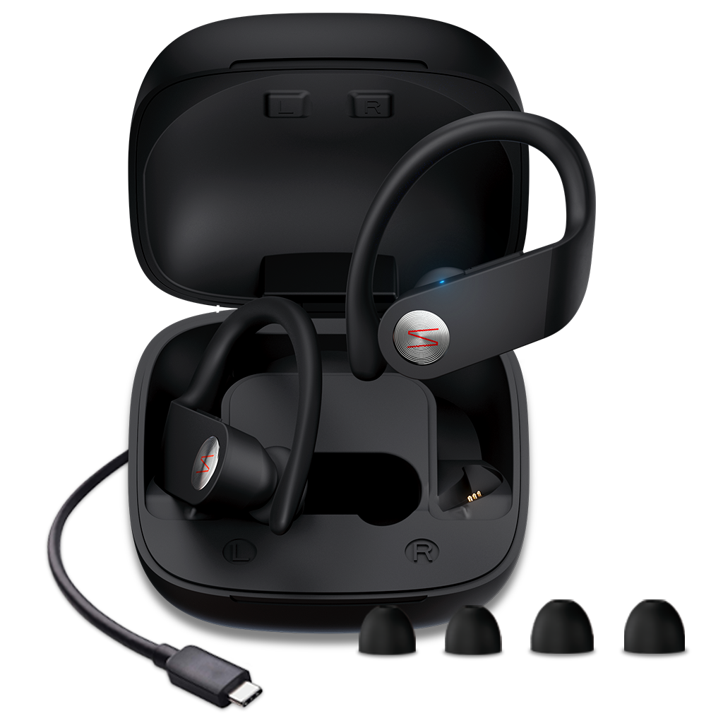 Symphonized FIT True Sport Wireless Earbuds - Black