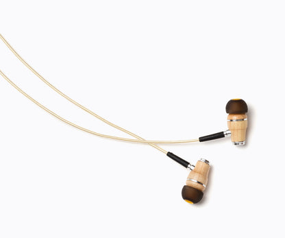 NRG 2.0 In-Ear Wood Headphones - Yellow Gold