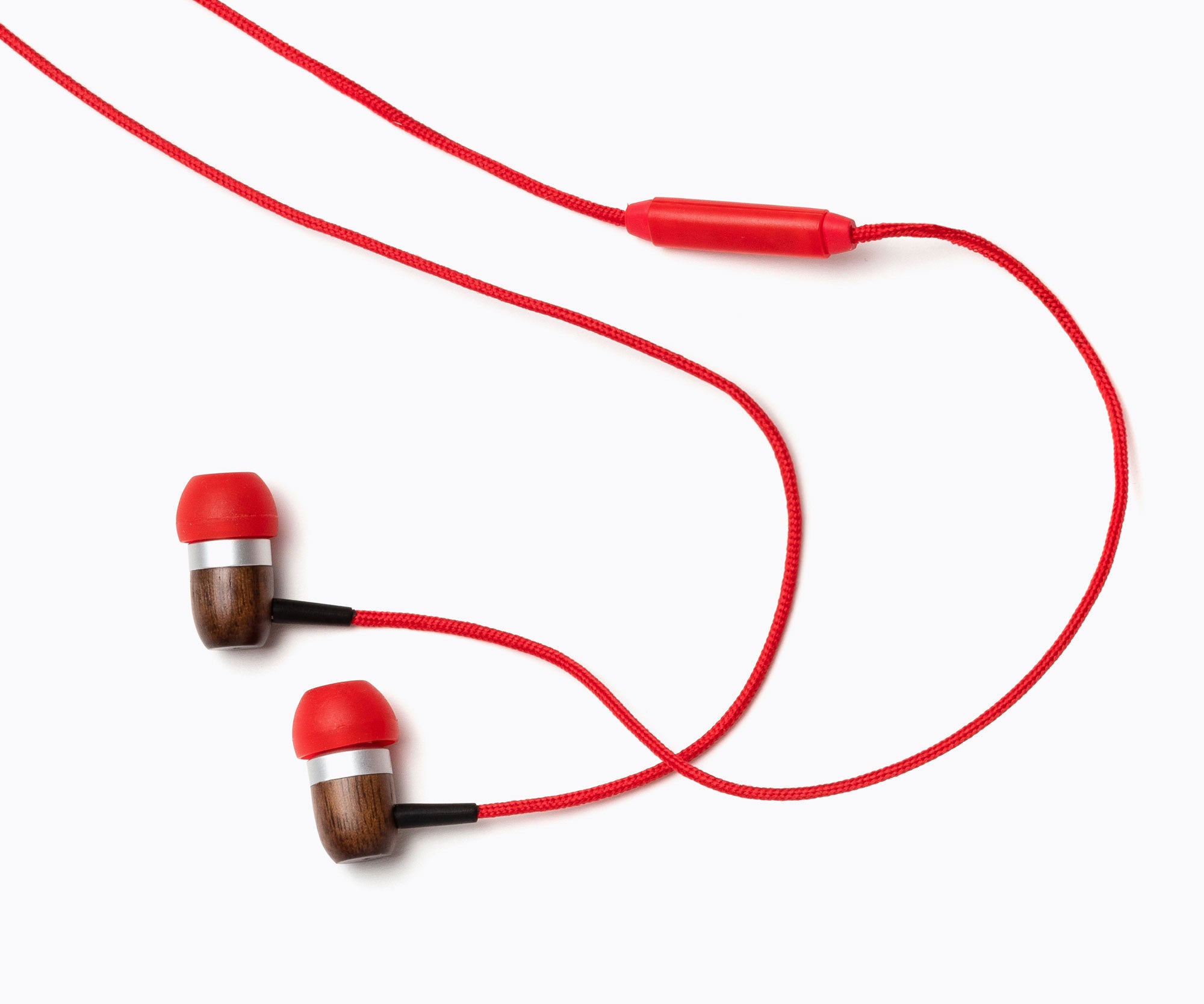 Symphonized GLXY Premium Genuine Wood in-Ear Noise-isolating Headphones with Mic and Nylon Cable