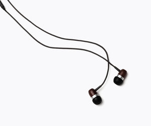 GLXY In-Ear Wood Headphones - Ebony