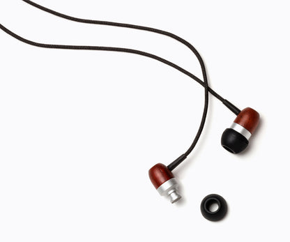 GLXY In-Ear Wood Headphones - Cherry