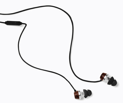 ALN In-Ear Wood Headphones - Black