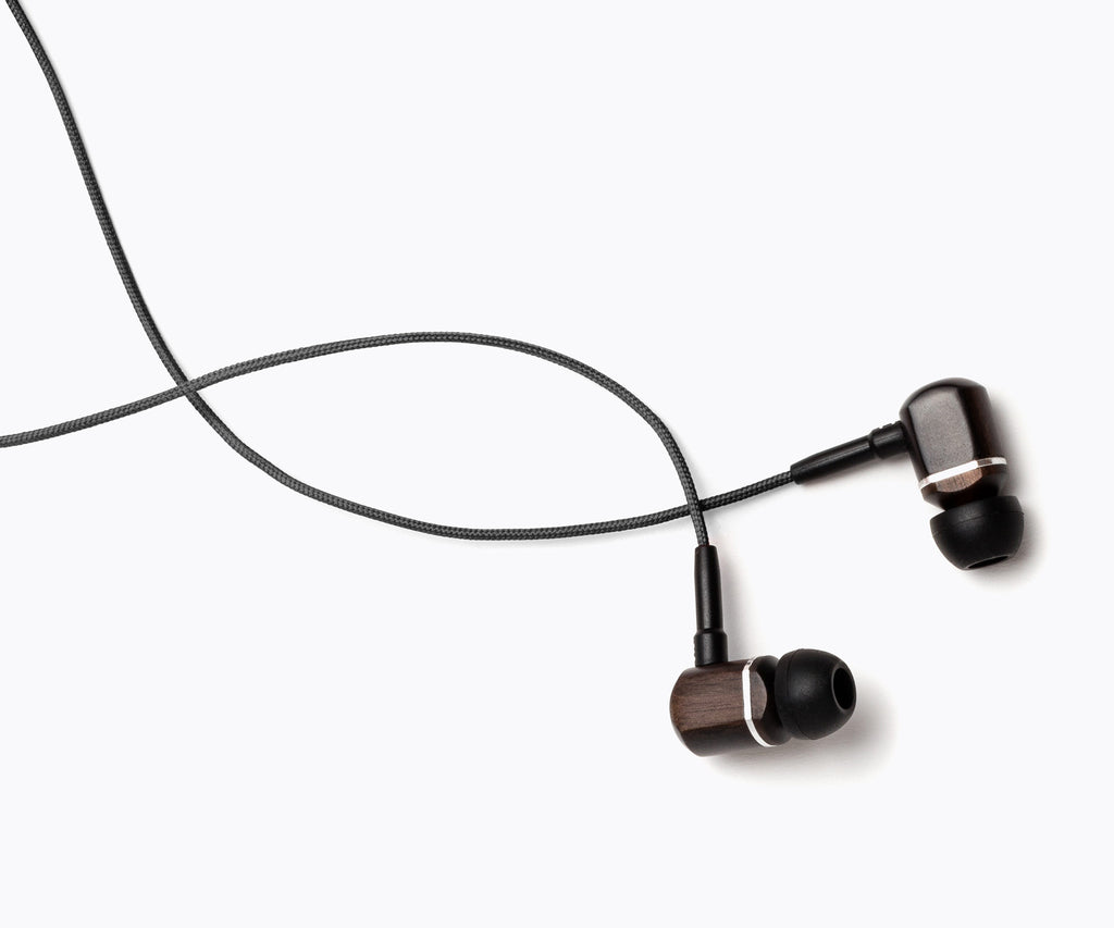 MTRX In-Ear Wood Headphones