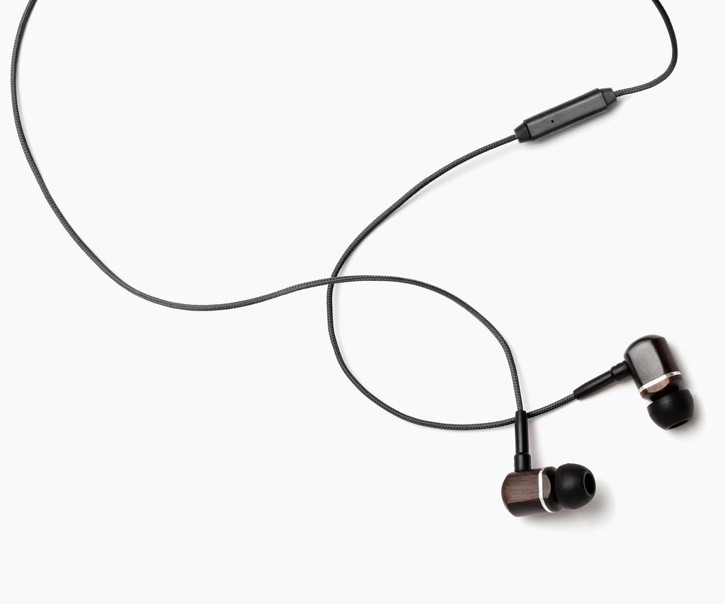 MTRX In-Ear Wood Headphones