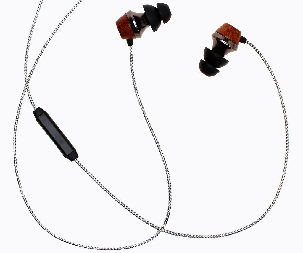 ALN 2.0 In-ear Wood Headphones - Silver