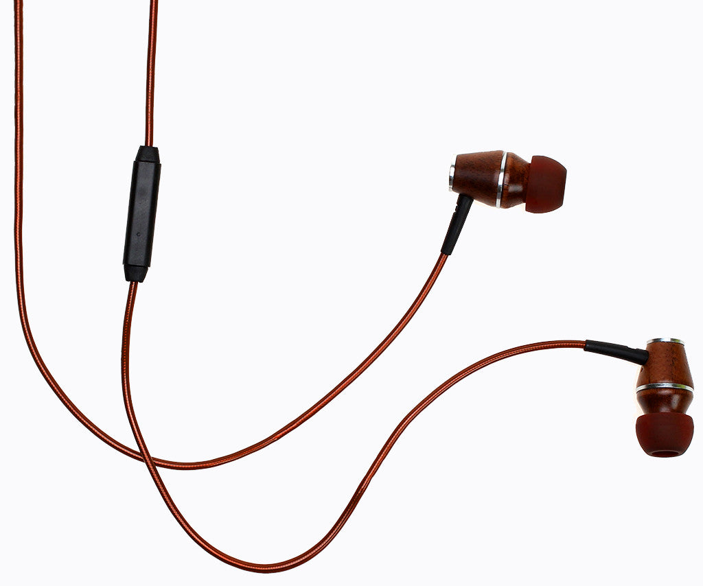 XTC 2.0 In-Ear Wood Headphones - Bronze