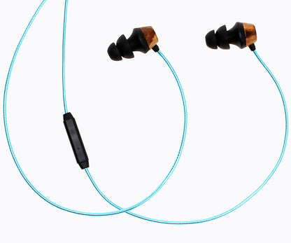 ALN 2.0 In-ear Wood Headphones - Turquoise