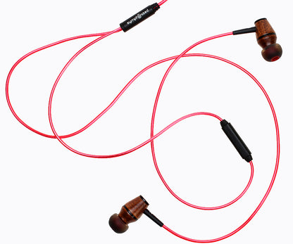 Symphonized XTC 2.0 Premium Genuine Wood In-ear Noise-isolating Headphones|Earbuds|Earphones with Innovative Shield Technology Cable and Mic