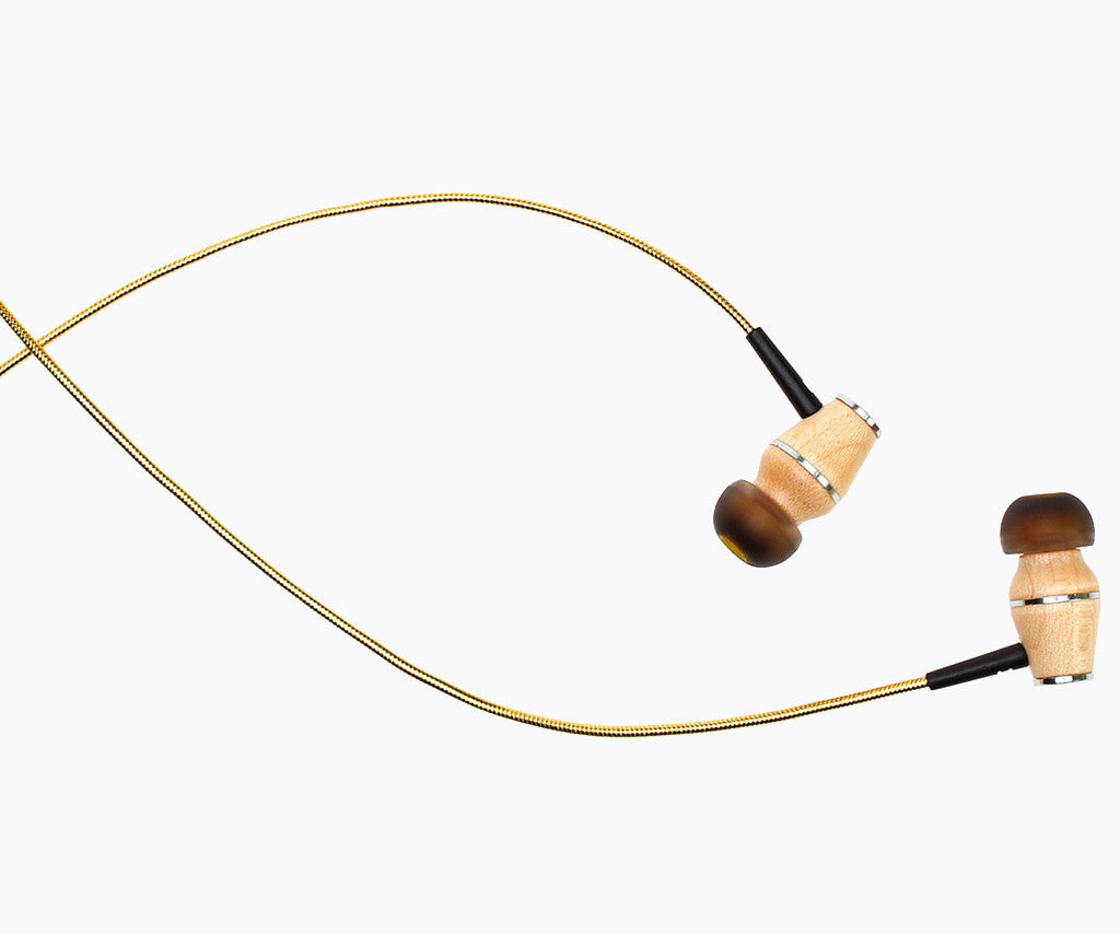 XTC 2.0 In-Ear Wood Headphones - Tropical Sun