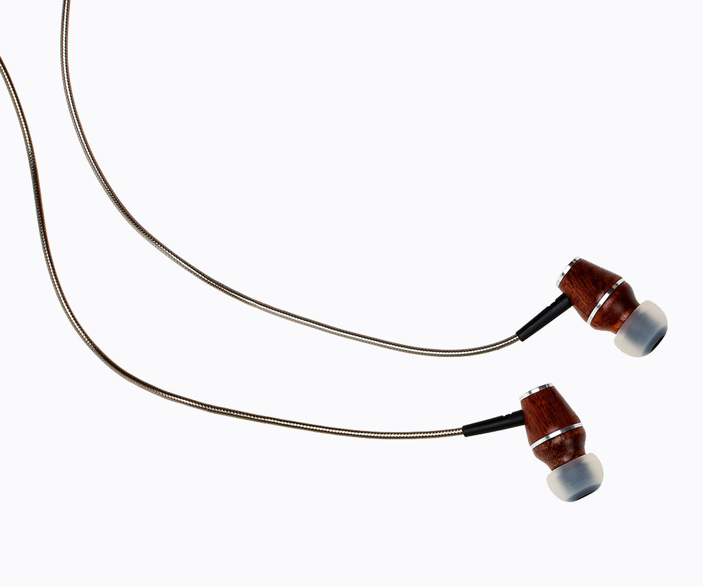 XTC 2.0 In-Ear Wood Headphones - Gunmetal