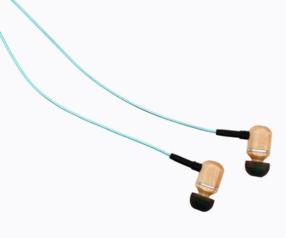 Symphonized MTRX 2.0 Premium Wired Earbuds - Wood in-Ear Headphones with Microphone & Volume Control, Noise Isolation - Corded Ear Buds for Android - Earphones for Computer & Laptop