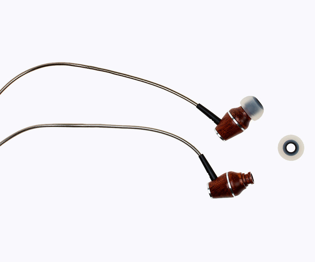 XTC 2.0 In-Ear Wood Headphones - Gunmetal