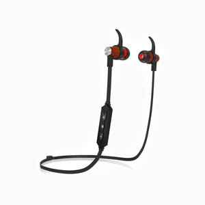 XTC Bluetooth Wireless In-ear Wood Headphones - Black