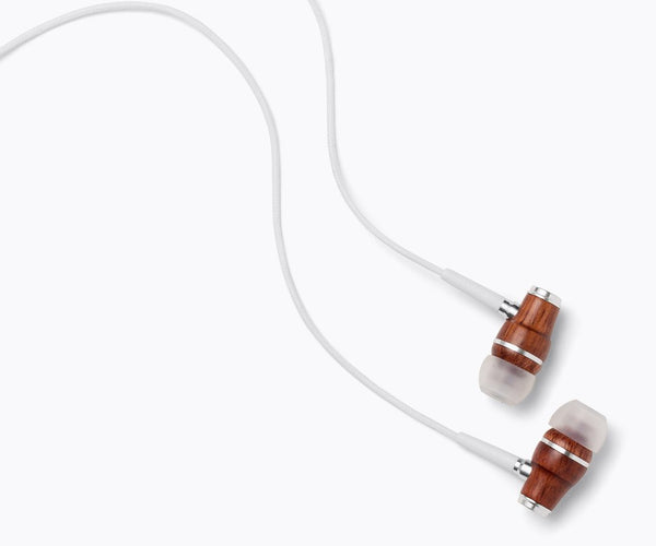 NRG X InEar Wood Headphones White Symphonized